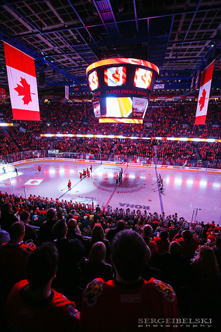 nhl hockey calgary flames vs colorado avalanche sergei belski photo