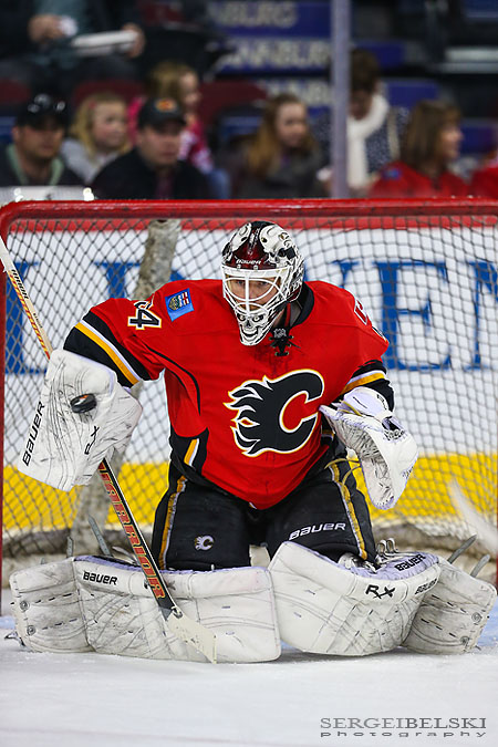 nhl hockey calgary flames vs columbus blue jackets sergei belski photo