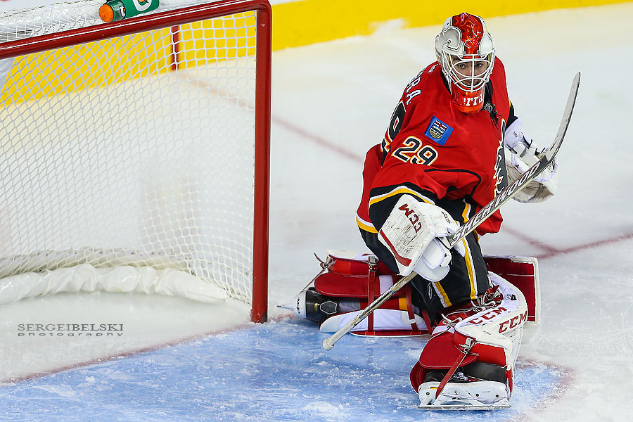 nhl hockey calgary flames vs phoenix coyotes sergei belski photo