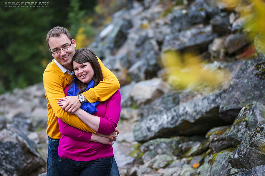 moraine lake engagement photographer sergei belski photo