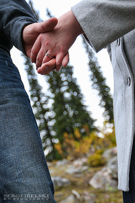 moraine lake engagement photographer sergei belski photo