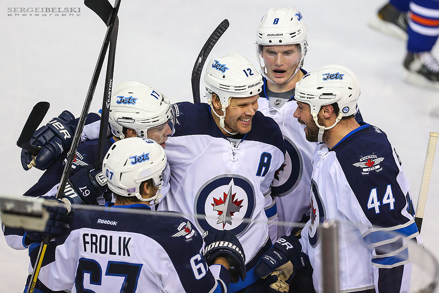 nhl hockey edmonton oilers vs winnipeg jets sergei belski photo