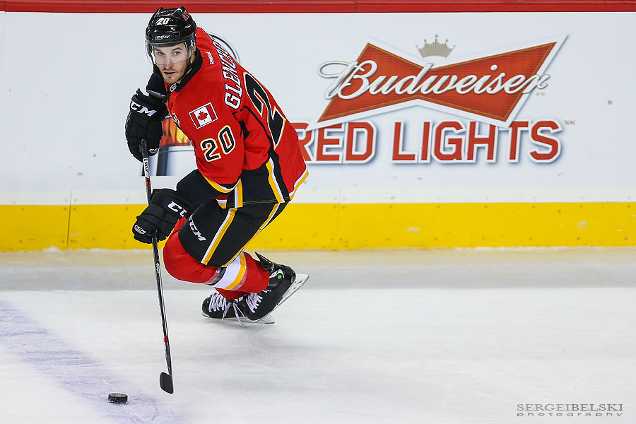 nhl hockey calgary flames vs montreal canadiens sergei belski photo