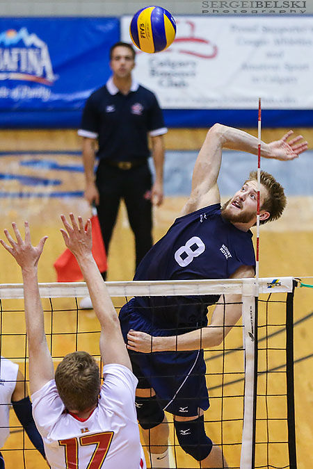 mount royal university volleyball sergei belski photo