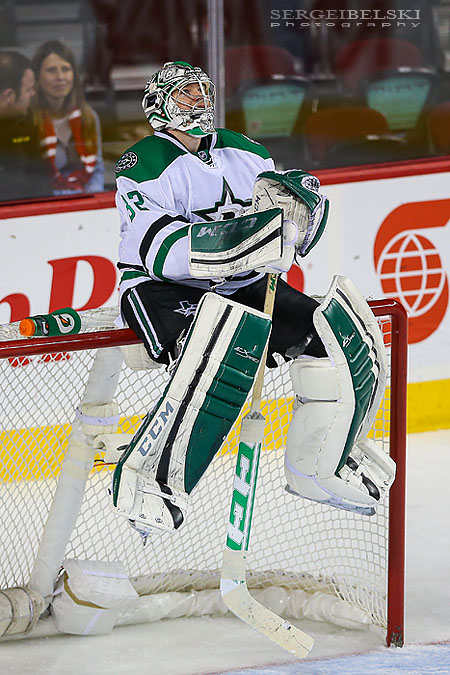 nhl hockey calgary flames vs dallas stars sergei belski photo