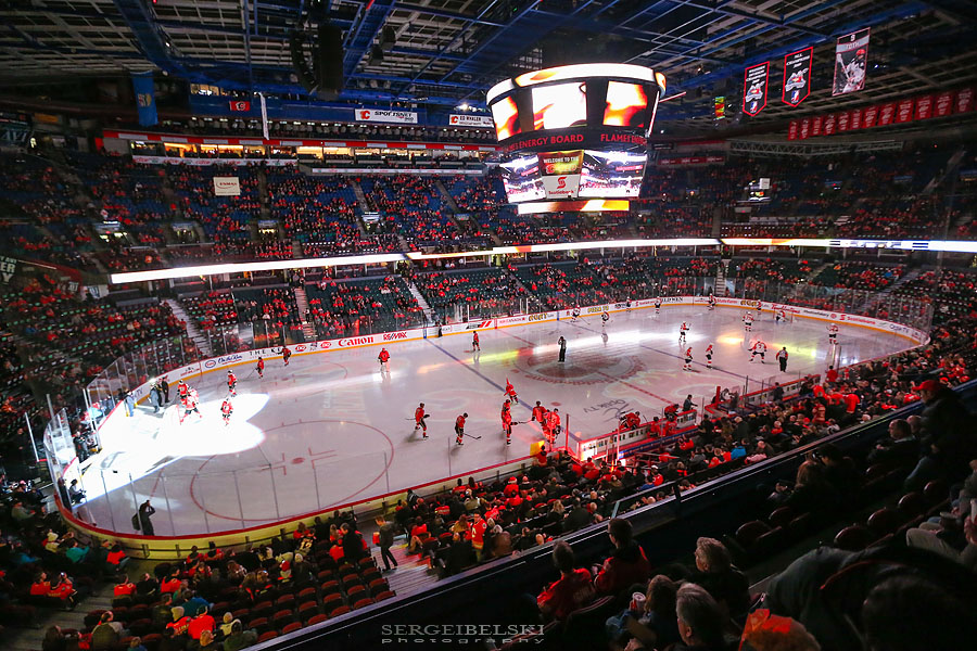 nhl hockey calgary flames vs florida panthers sergei belski photo