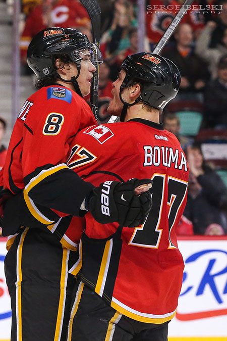 nhl hockey calgary flames vs florida panthers sergei belski photo