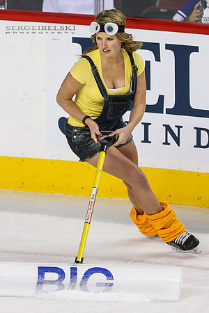 nhl hockey calgary flames vs toronto maple leafs sergei belski photo