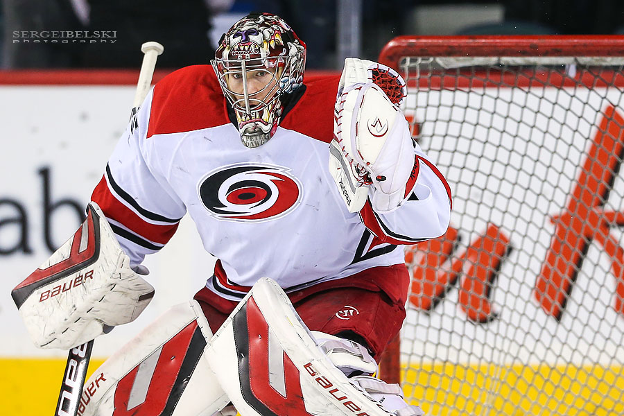 nhl hockey calgary flames vs carolina hurricanes sergei belski photo