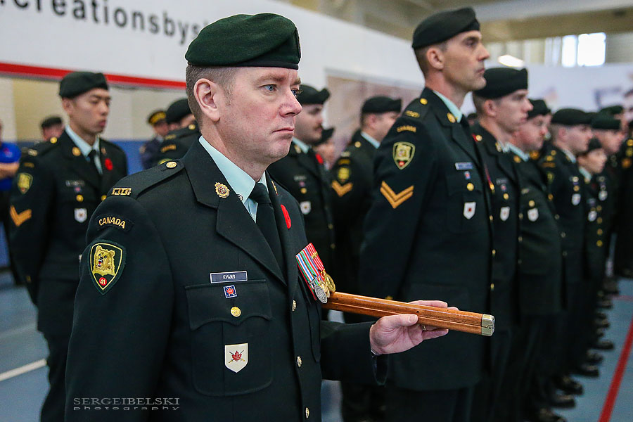 remembrance day ceremony for city of airdrie event photographer sergei belski photo