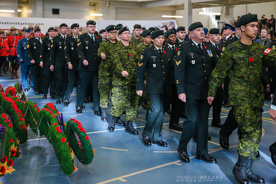 remembrance day ceremony for city of airdrie event photographer sergei belski photo