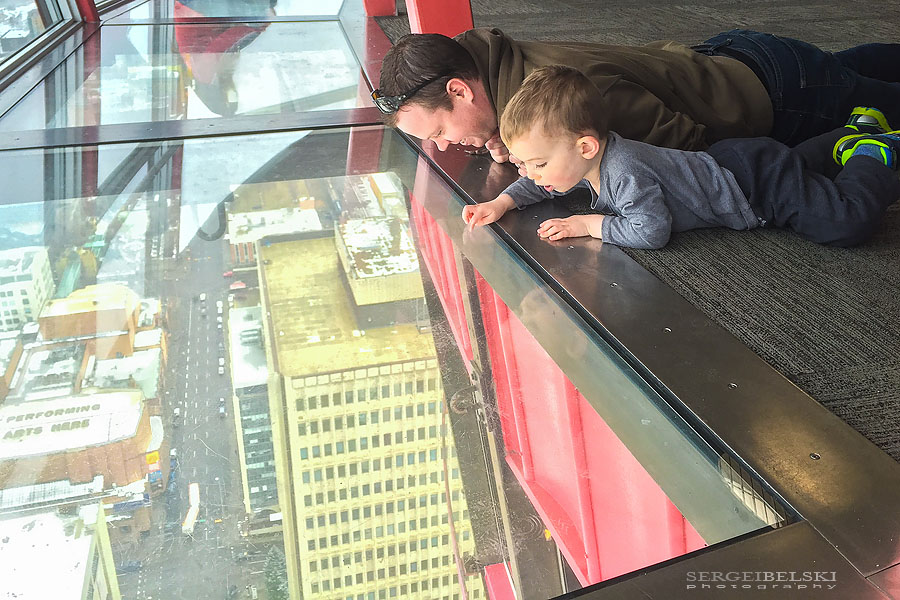 family trip calgary tower sergei belski photo
