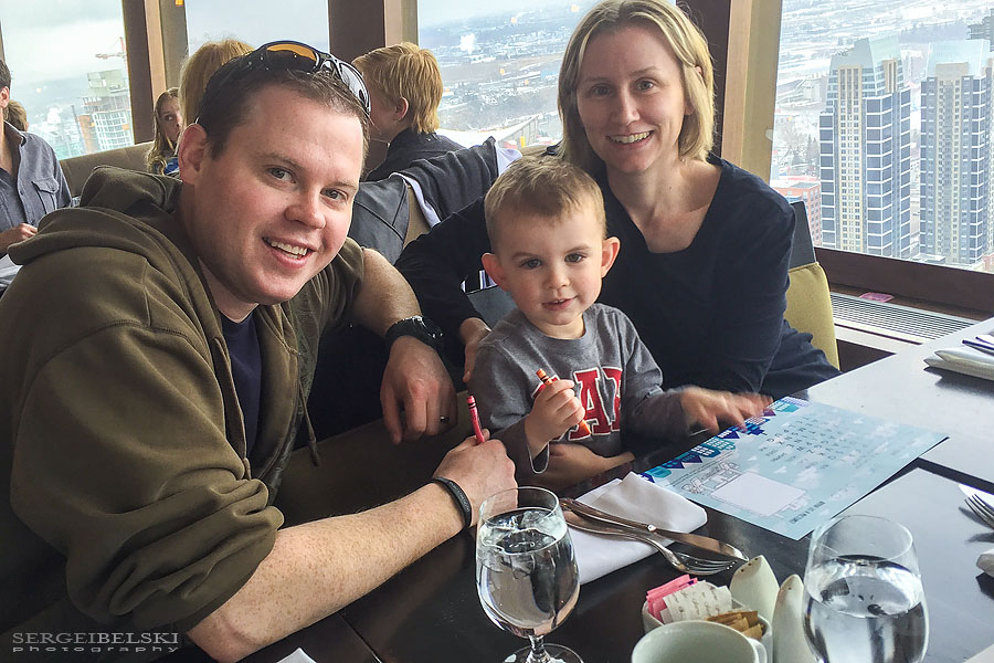 family trip calgary tower sergei belski photo