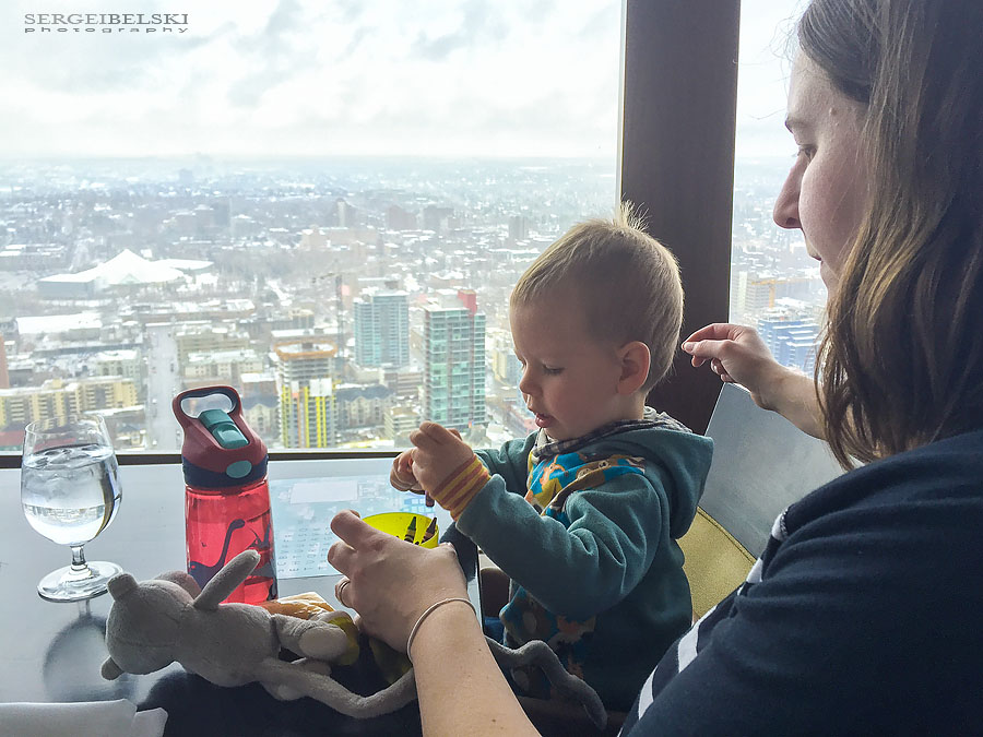 family trip calgary tower sergei belski photo