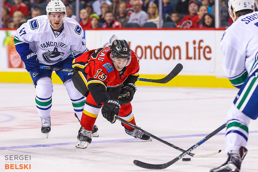 nhl hockey calgary sports photographer sergei belski photo