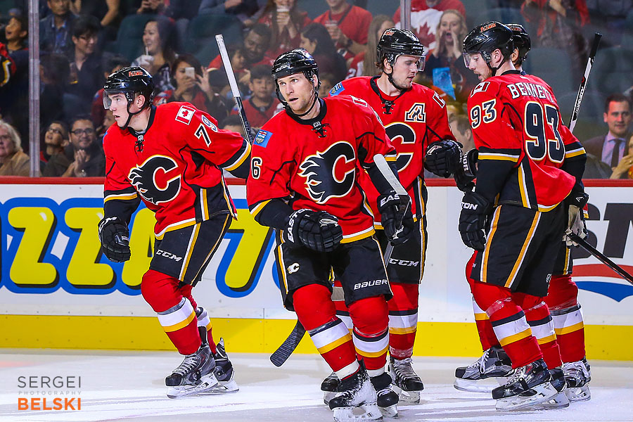 nhl hockey calgary sports photographer sergei belski photo