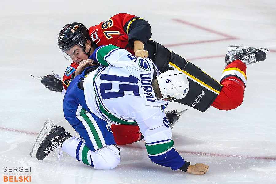 nhl hockey calgary sports photographer sergei belski photo
