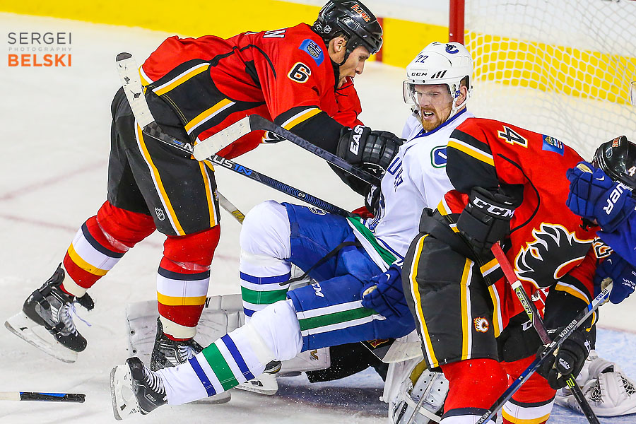 nhl hockey calgary sports photographer sergei belski photo