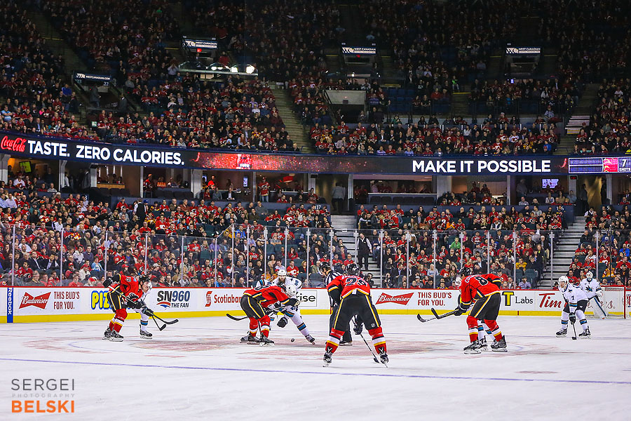 nhl hockey calgary sports photographer sergei belski photo