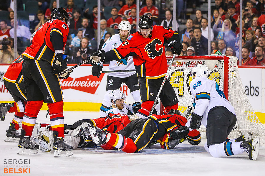 nhl hockey calgary sports photographer sergei belski photo