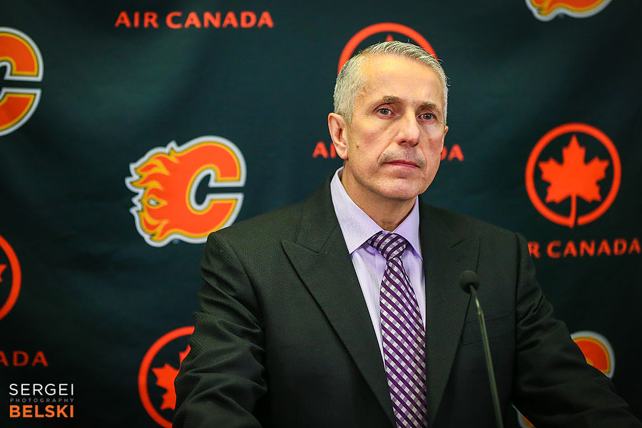 nhl hockey calgary sports photographer sergei belski photo