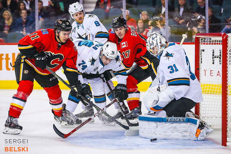 nhl hockey calgary sports photographer sergei belski photo