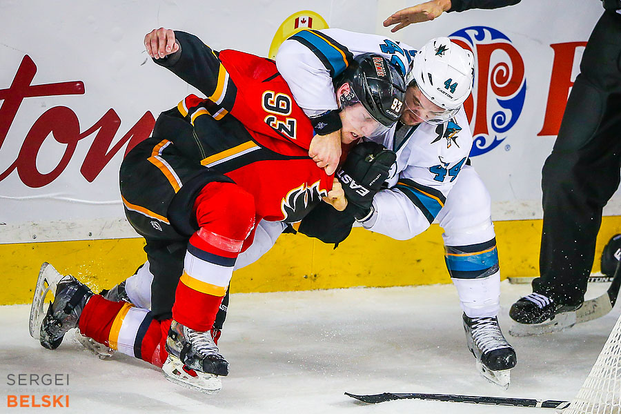 nhl hockey calgary sports photographer sergei belski photo