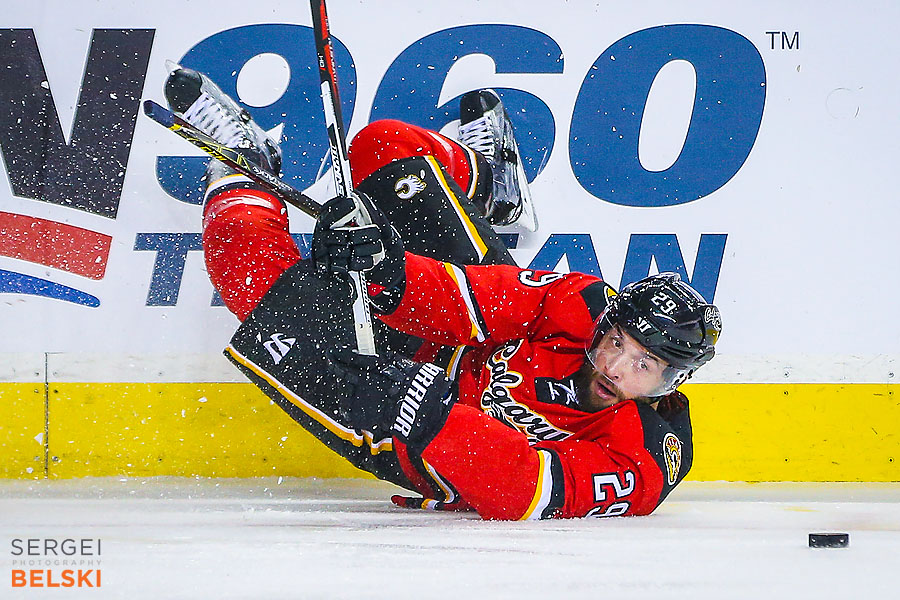 nhl hockey calgary sports photographer sergei belski photo