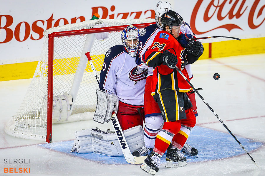 nhl hockey calgary sports photographer sergei belski photo