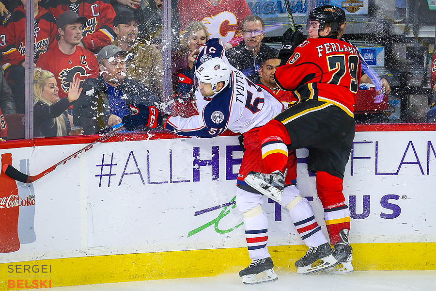 nhl hockey calgary sports photographer sergei belski photo