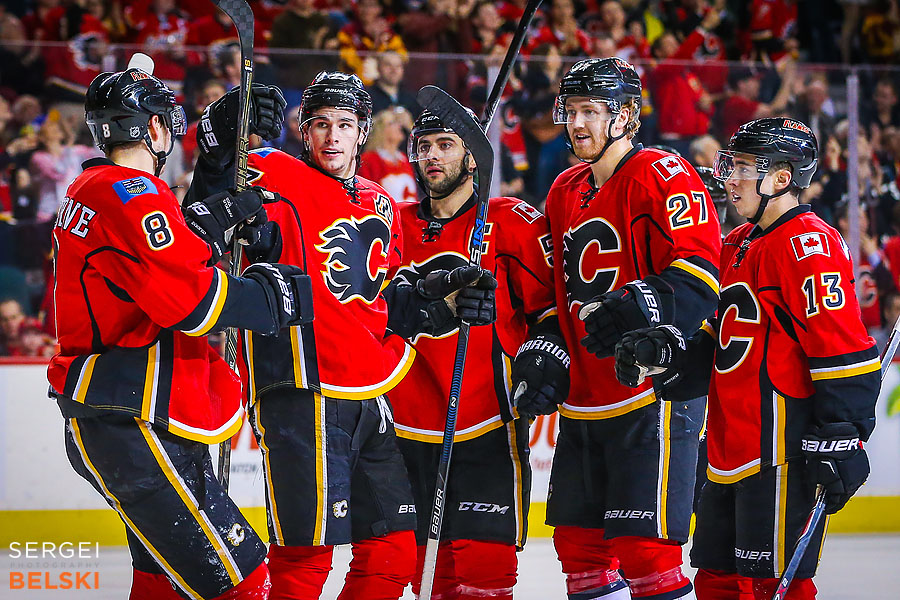 nhl hockey calgary sports photographer sergei belski photo