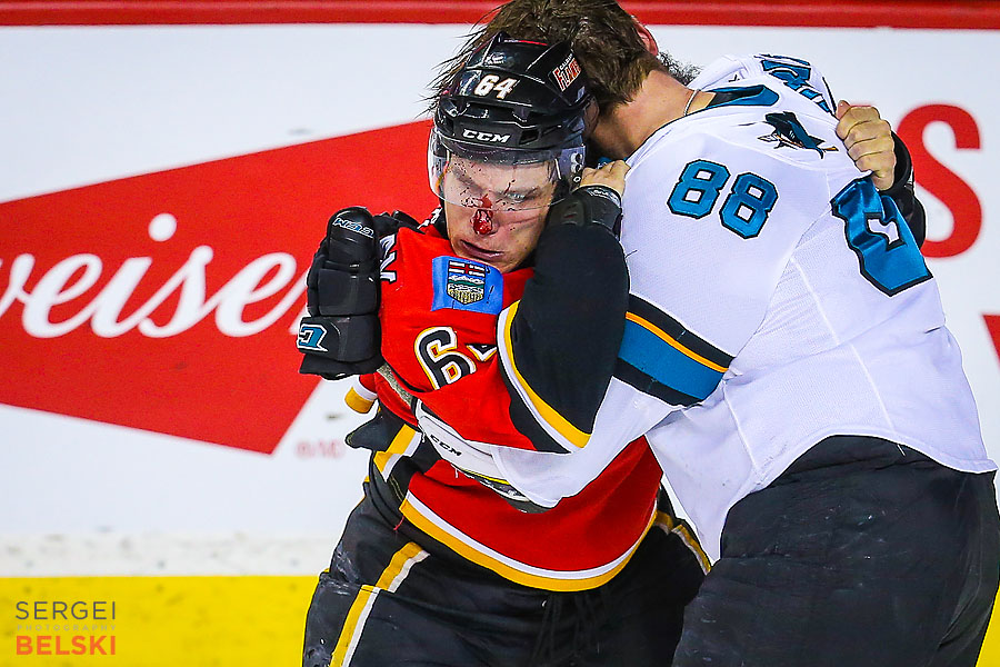 nhl hockey calgary sports photographer sergei belski photo