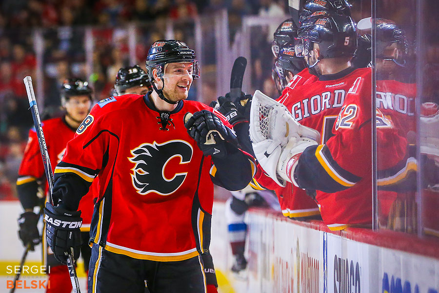 nhl hockey calgary sports photographer sergei belski photo