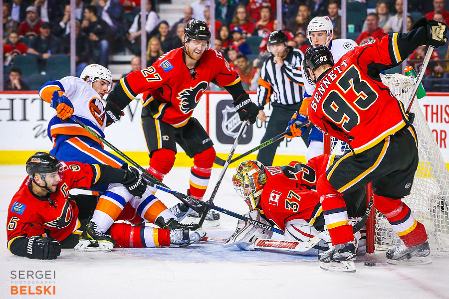 nhl hockey calgary sports photographer sergei belski photo