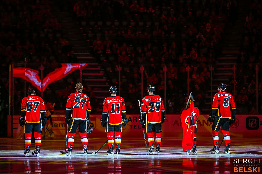 nhl hockey calgary sports photographer sergei belski photo