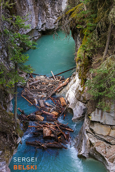 johnston canyon calgary travel photographer sergei belski photo