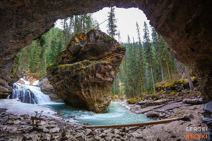 johnston canyon calgary travel photographer sergei belski photo