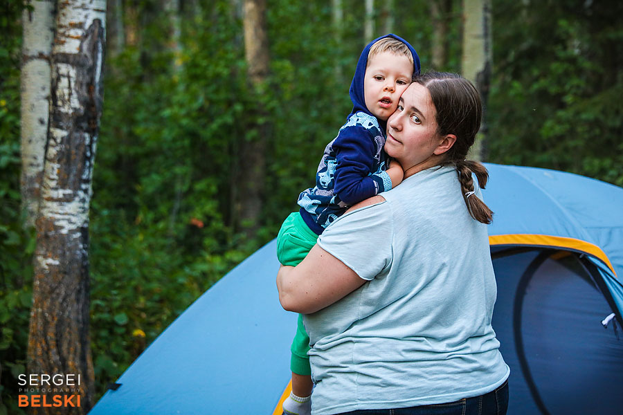 camping family trip photographer sergei belski photo