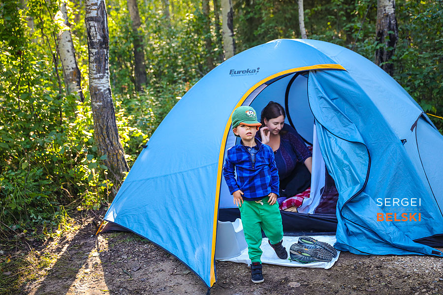 camping family trip photographer sergei belski photo