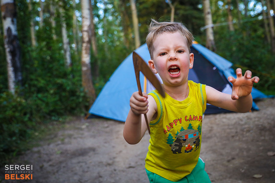 camping family trip photographer sergei belski photo