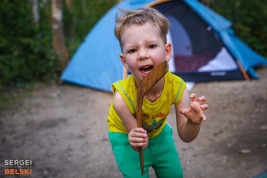 camping family trip photographer sergei belski photo