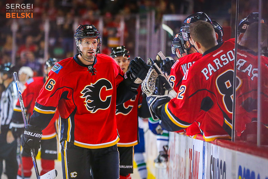 nhl hockey calgary sports photographer sergei belski photo