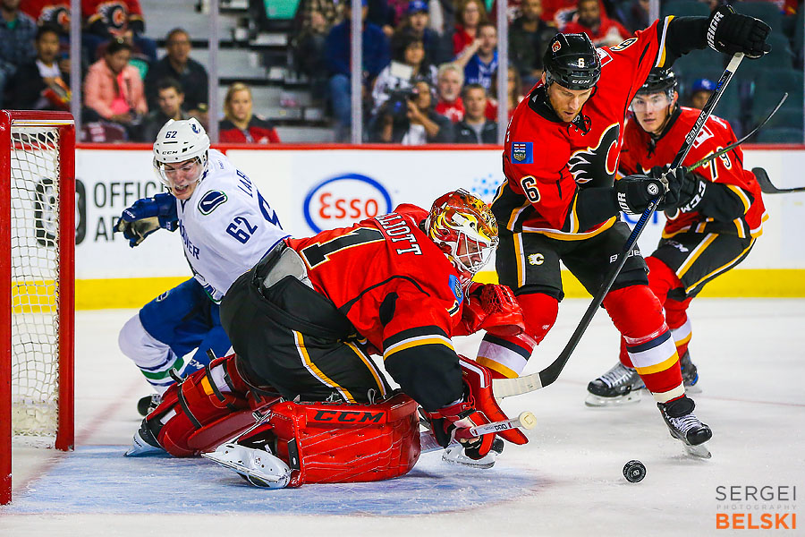 nhl hockey calgary sports photographer sergei belski photo