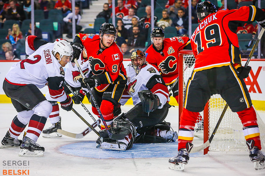 nhl hockey calgary sports photographer sergei belski photo