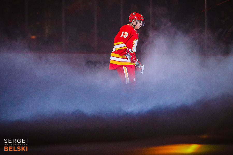 nhl hockey calgary sports photographer sergei belski photo