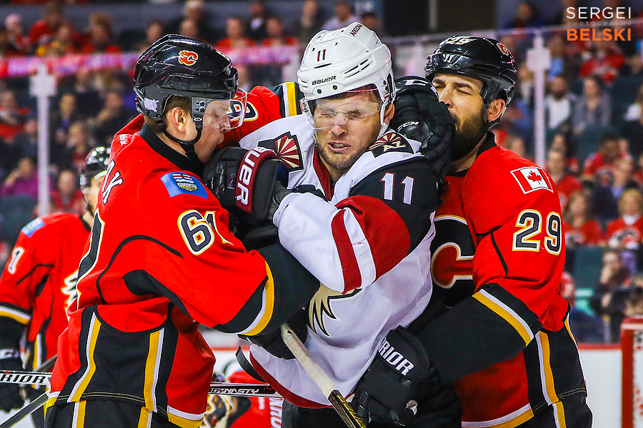 nhl hockey calgary sports photographer sergei belski photo