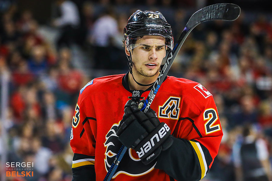 nhl hockey calgary sports photographer sergei belski photo