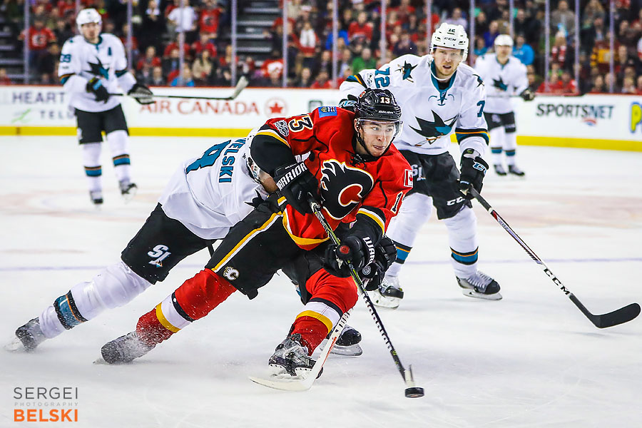 nhl hockey calgary sports photographer sergei belski photo