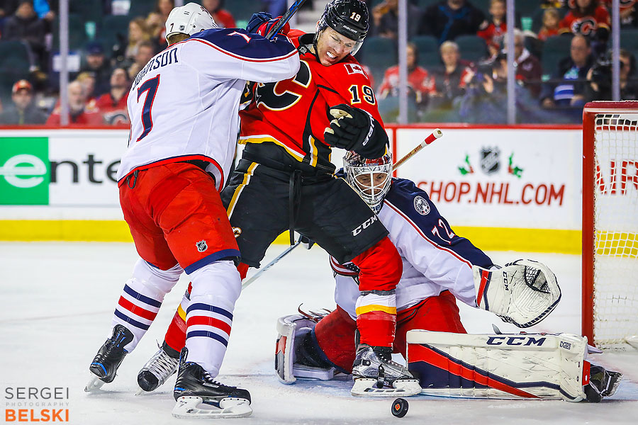 nhl hockey calgary sports photographer sergei belski photo