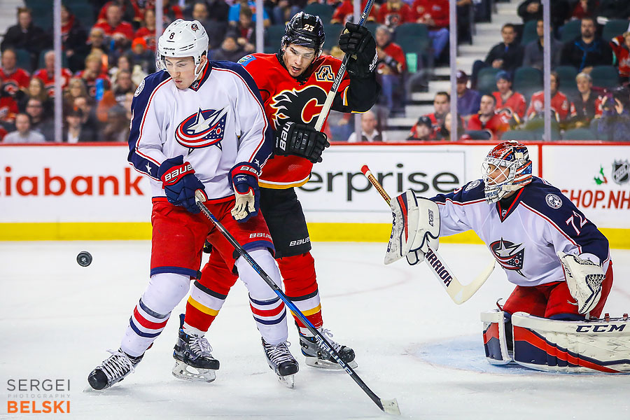 nhl hockey calgary sports photographer sergei belski photo